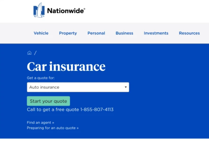 Nationwide auto insurance